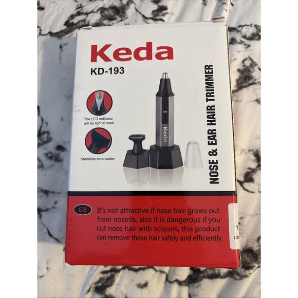 Electric Nose Ear Hair Trimmer Eyebrow Shaver Clipper Groomer Cleaner tool - Picture 2 of 4